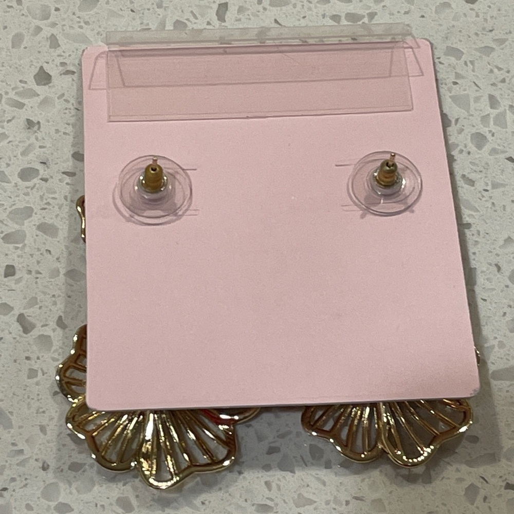 Nordstrom Gold tone primrose Earrings - Picture 2 of 3